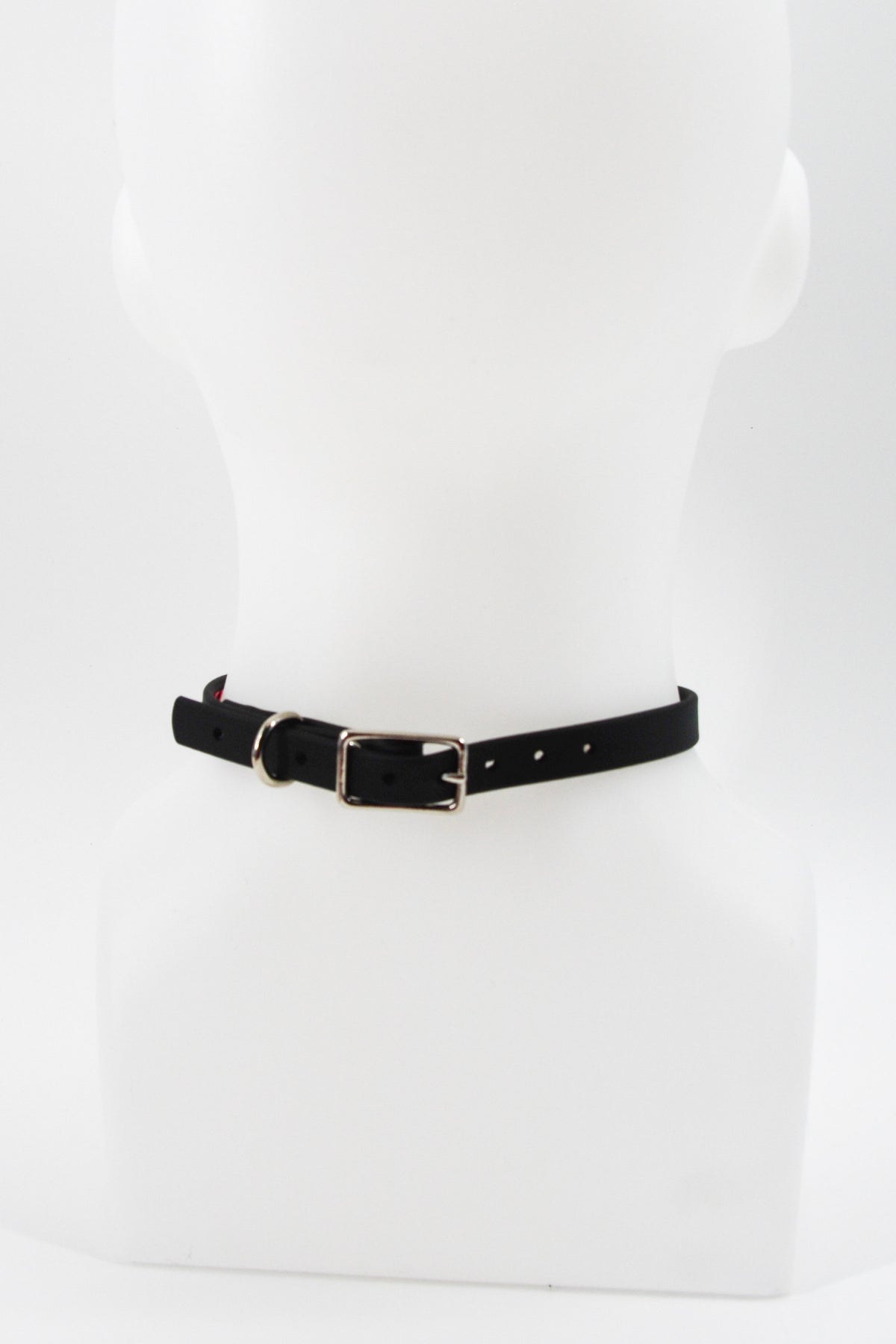 Mini 1/2 Inch Black Heart Collar