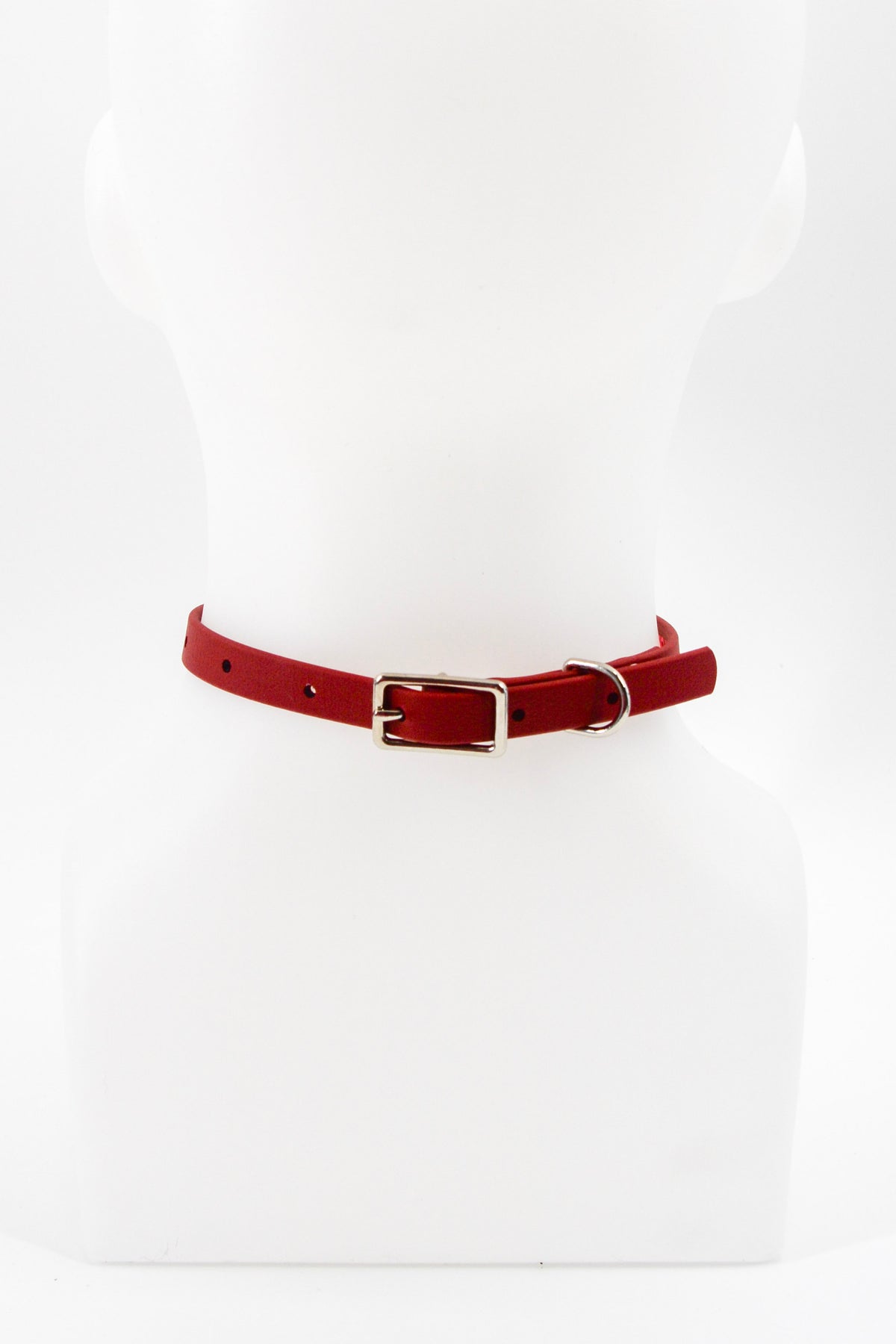 Mini 1/2 Inch Cherry Red Heart Collar