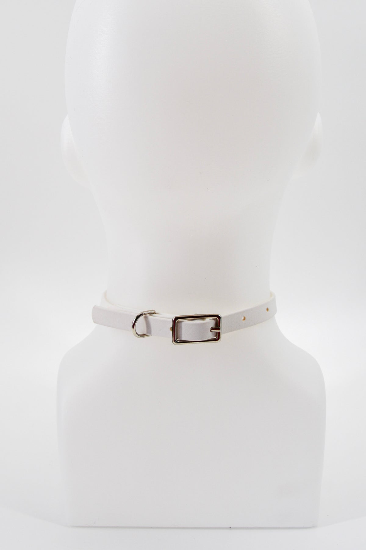 Mini 1/2 Inch White O Ring Collar