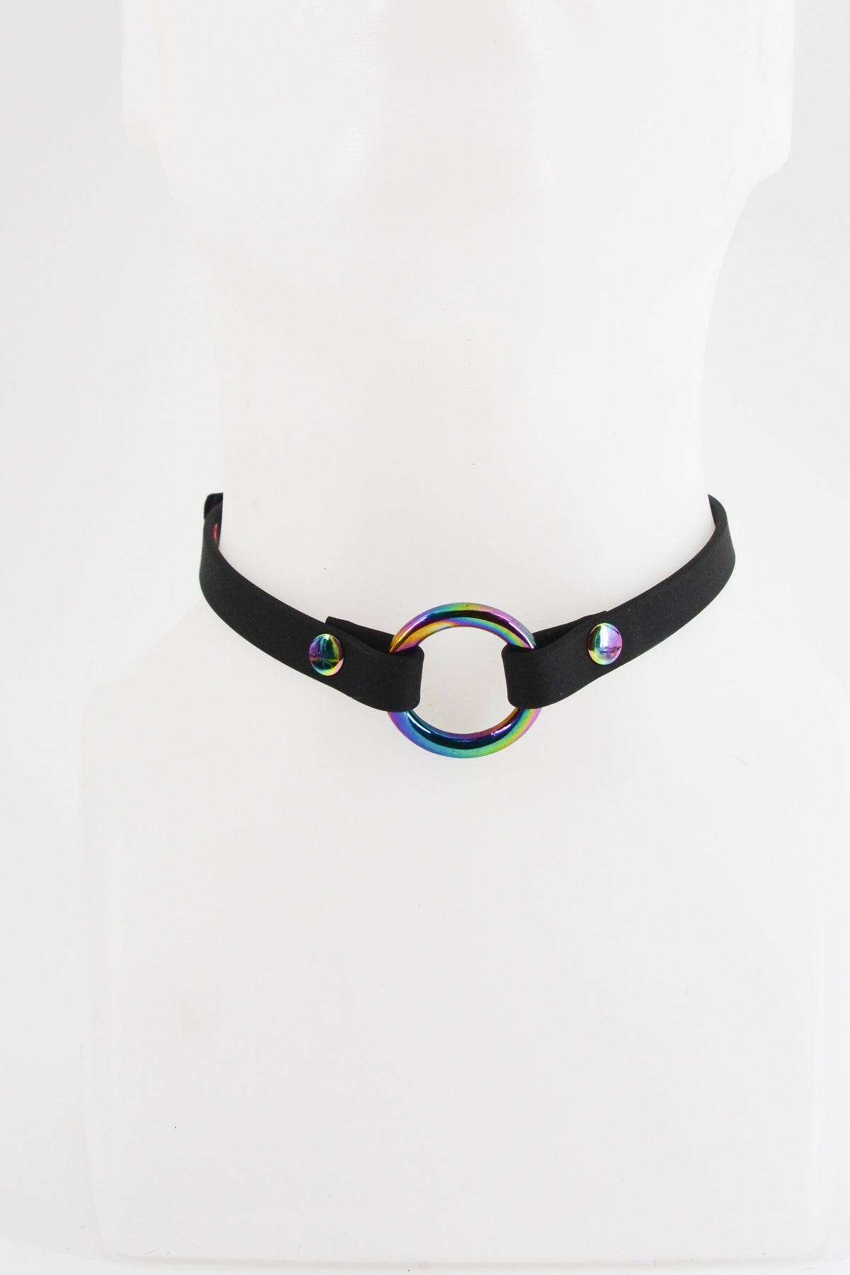 Mini 1/2 Inch Black O Ring Collar