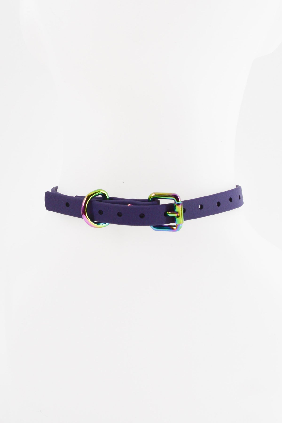 Mini 1/2 Inch Purple O Ring Collar