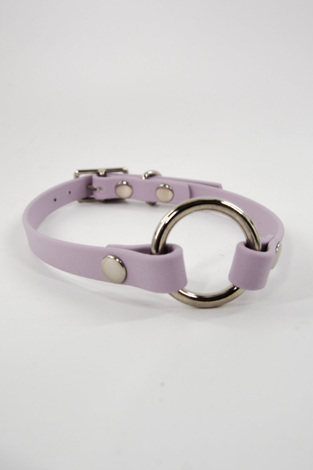 Mini 1/2 Inch Lavender O Ring Collar