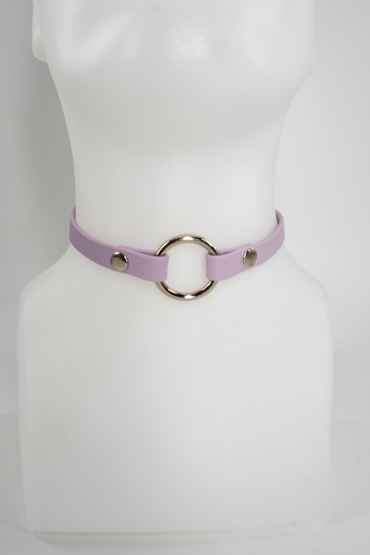 Mini 1/2 Inch Lavender O Ring Collar