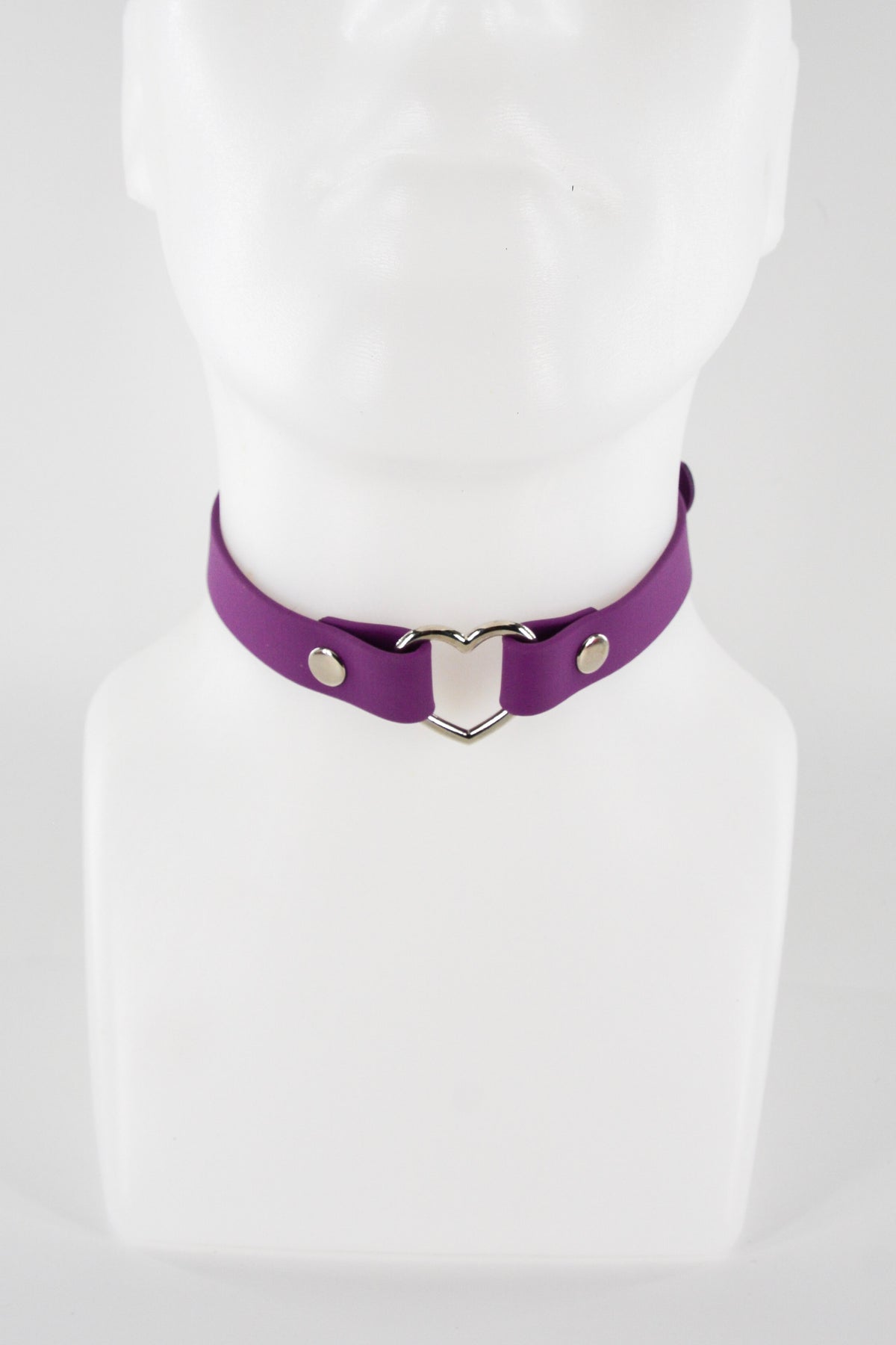 3/4 Inch Grape Heart Collar