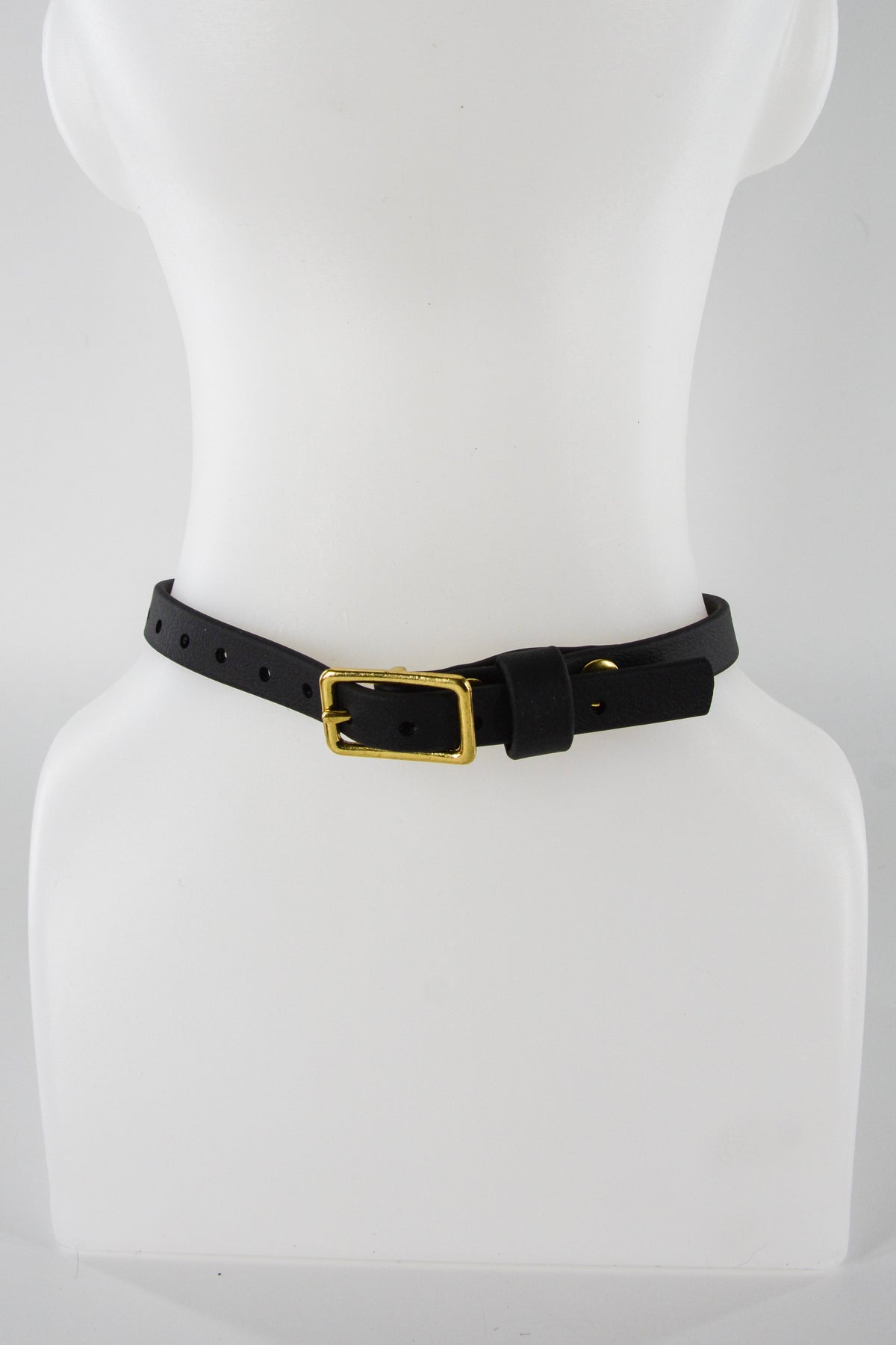 Mini 1/2 Inch Black O Ring Collar