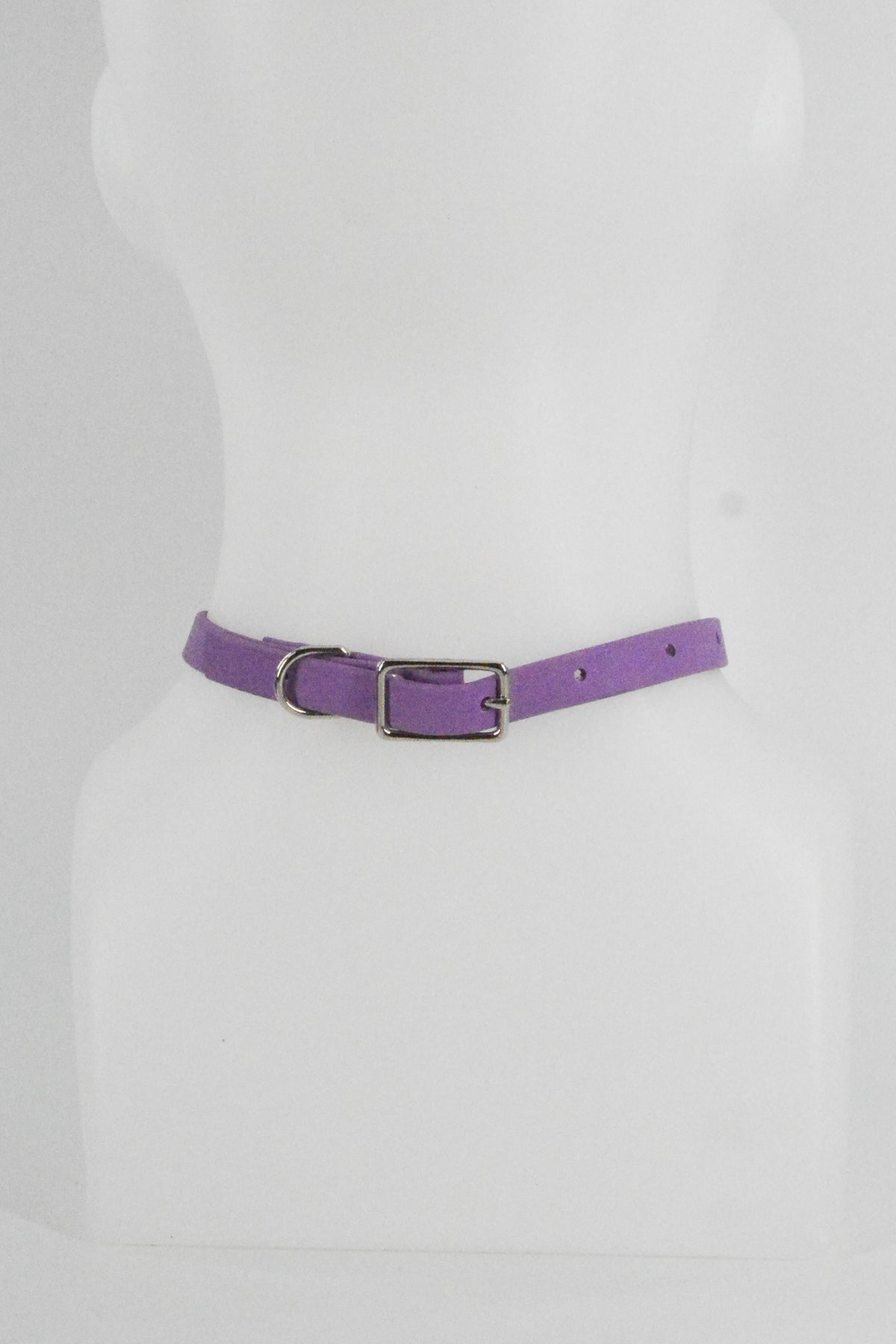 Mini 1/2 Inch Amethyst O Ring Collar