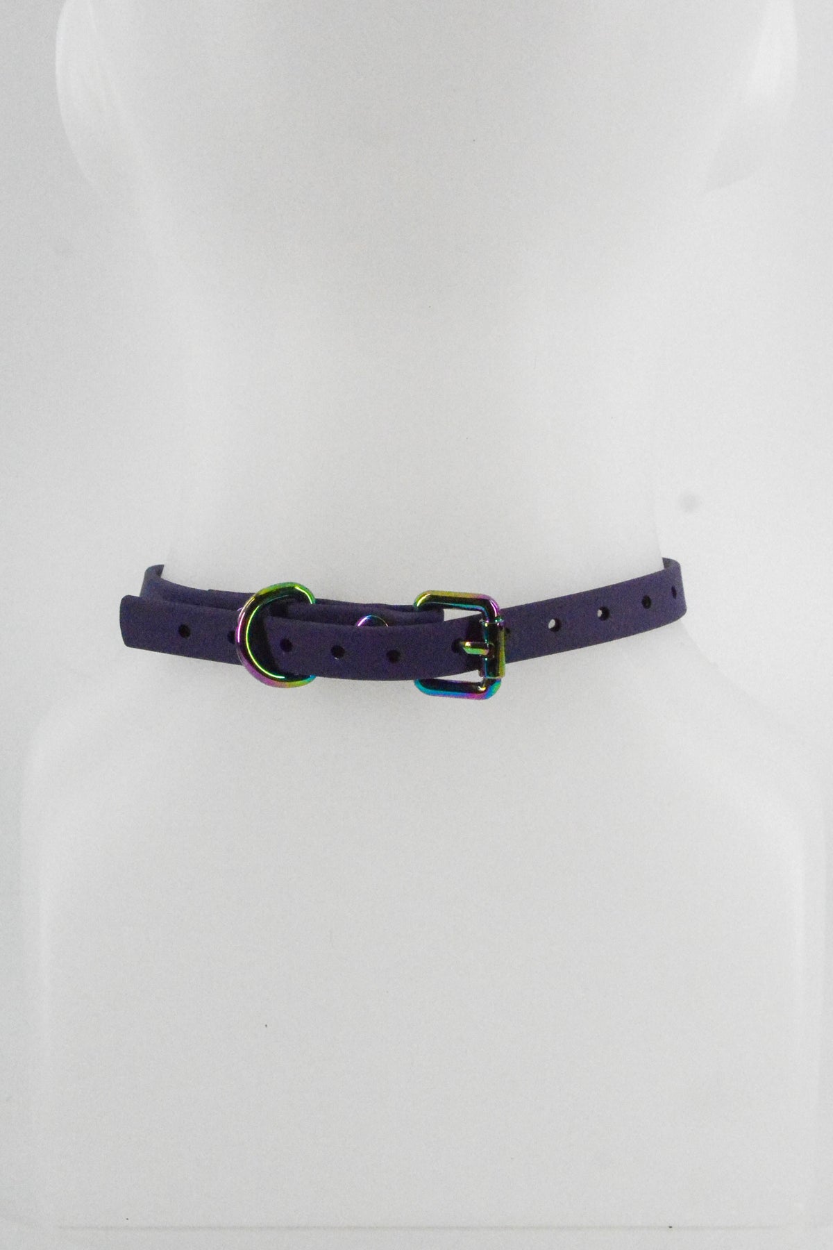 Mini 1/2 Inch Purple Heart Collar
