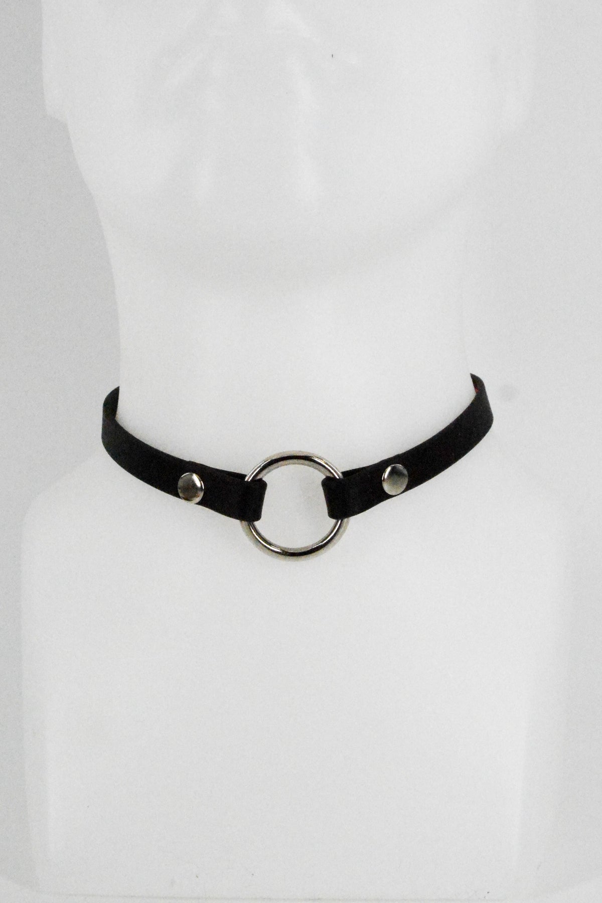 Mini 1/2 Inch Black O Ring Collar