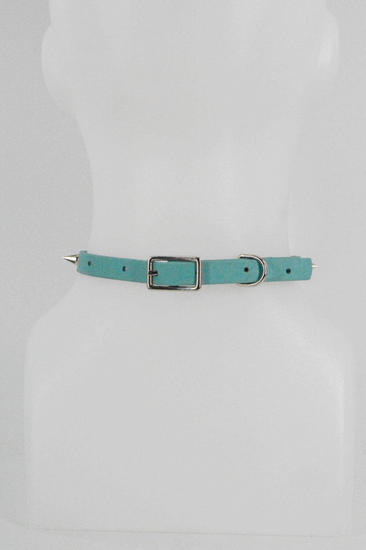 Turquoise Spike Collar