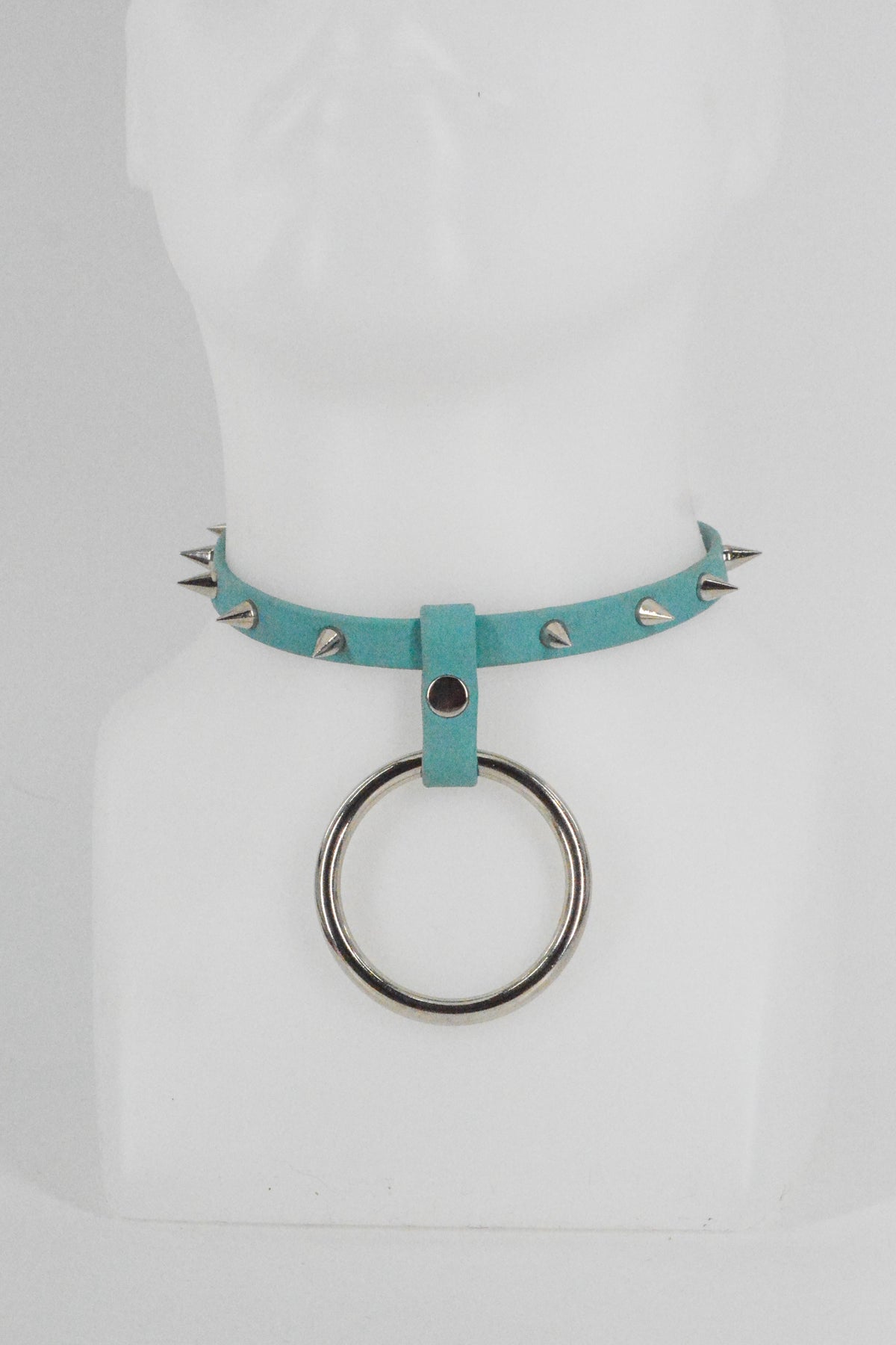 Turquoise Spike Collar