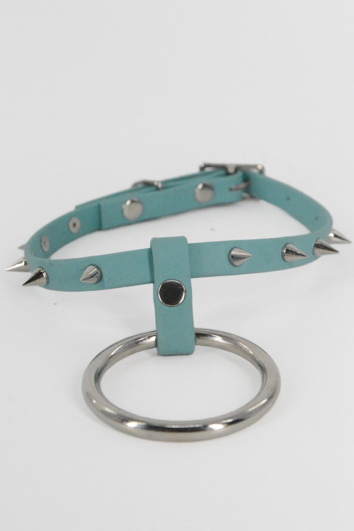 Turquoise Spike Collar