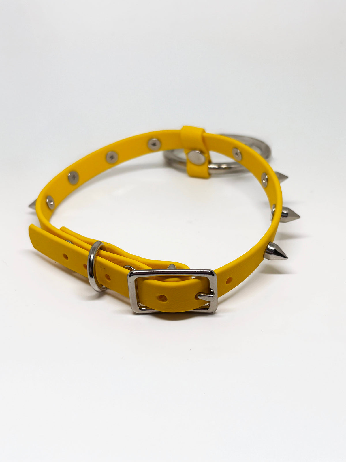 Sunshine Yellow Spike Collar