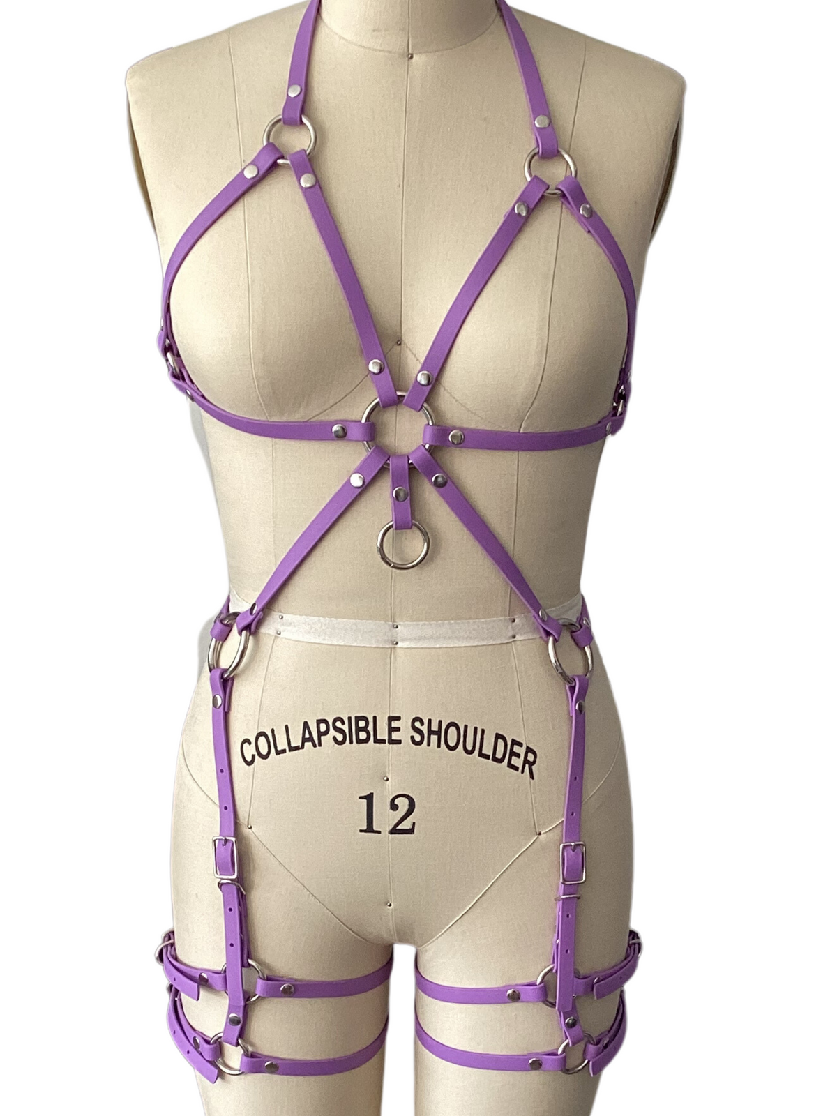 Penelope Goes Amethyst Full Body Harness