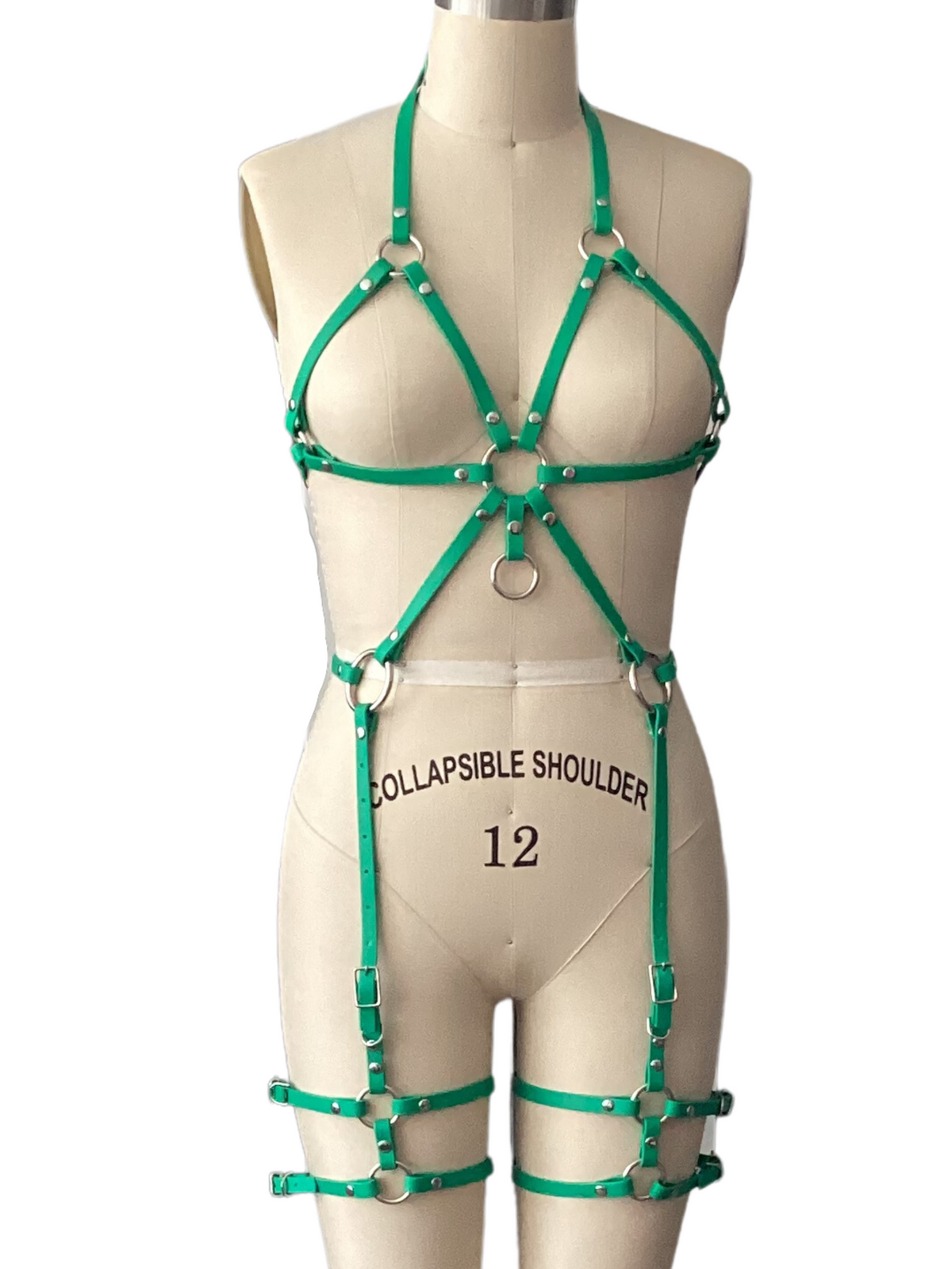 Penelope Goes Emerald Green Full Body Harness