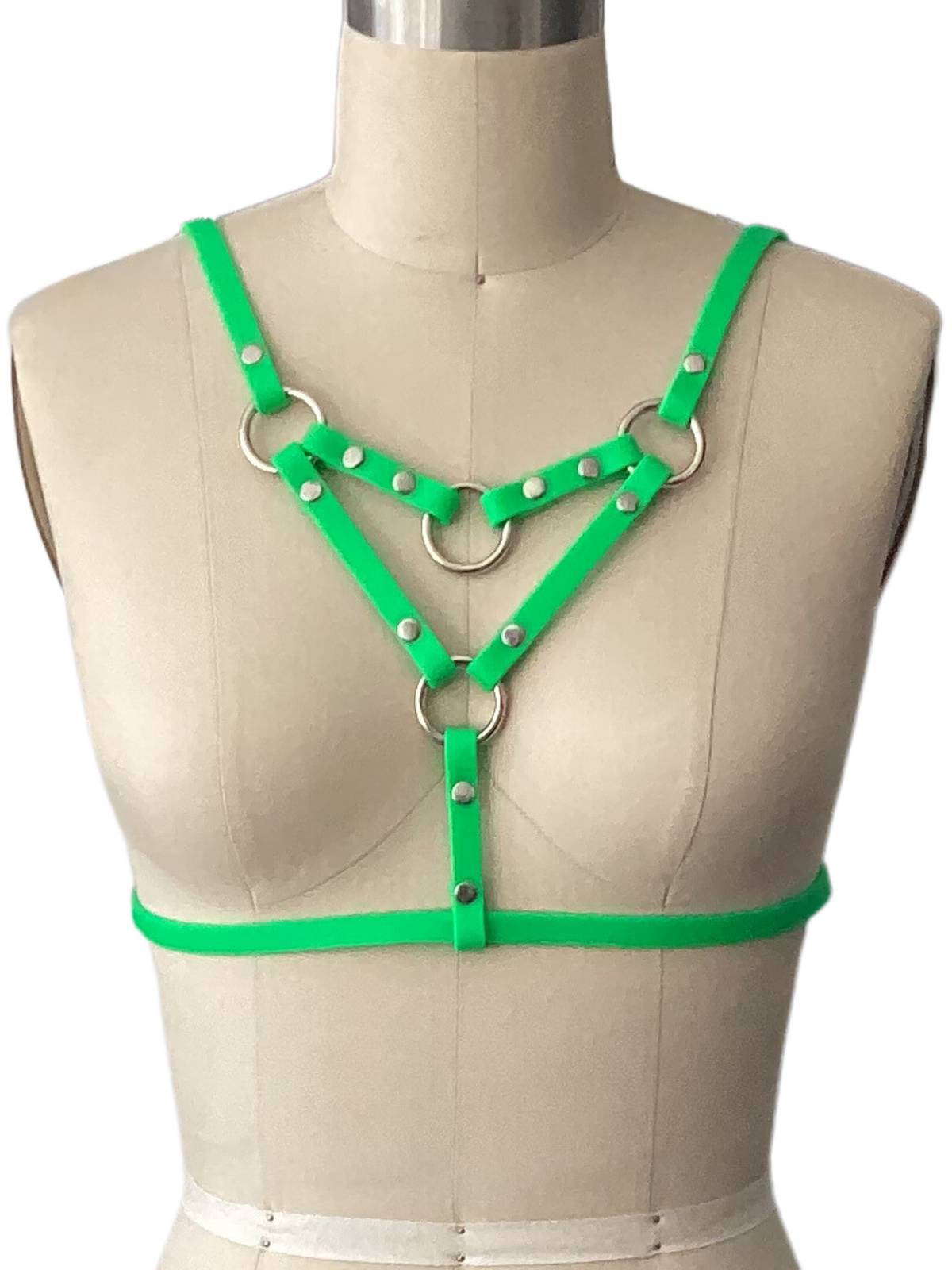 Neon Green Circles Waist Harness