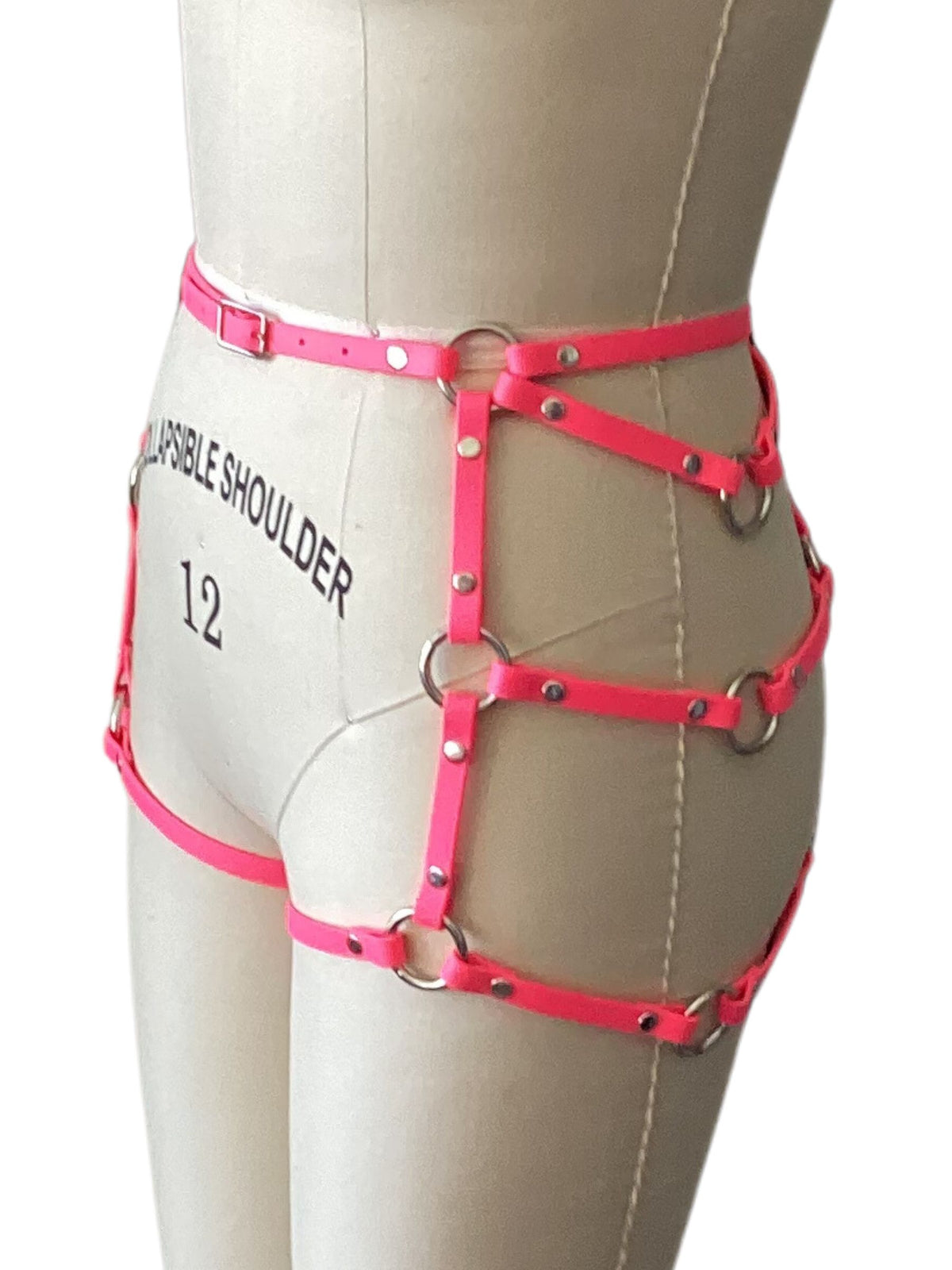 Neon Pink Booty Hugger Harness